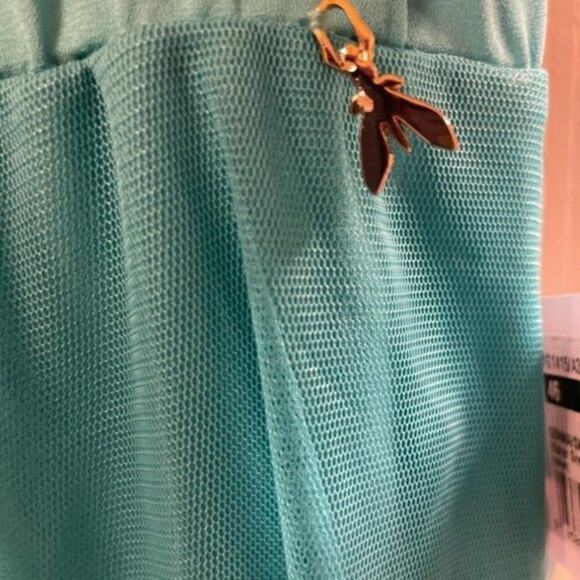 Patrizia Pepe Tulle Knee length skirt Turquoise size 10 - Picture 4 of 8